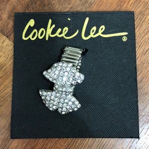 Cookie Lee Genuine Crustal Stretch Ring